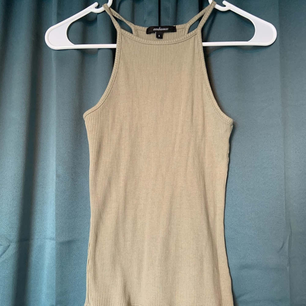 Olive green Tank Top